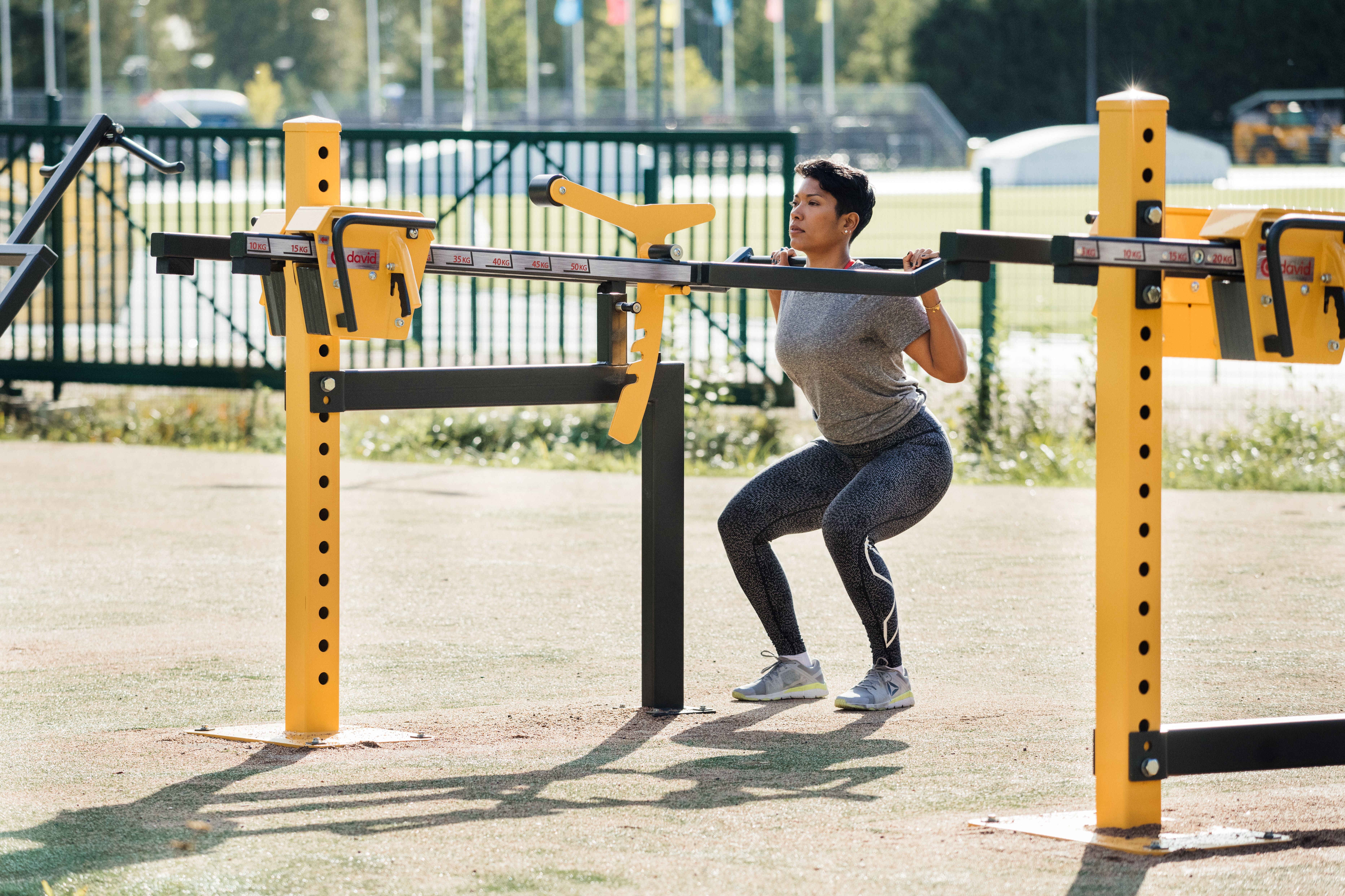 Outdoor gym Squat